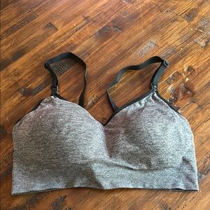 Nursing Gray Heather Auden Wireless Bralette